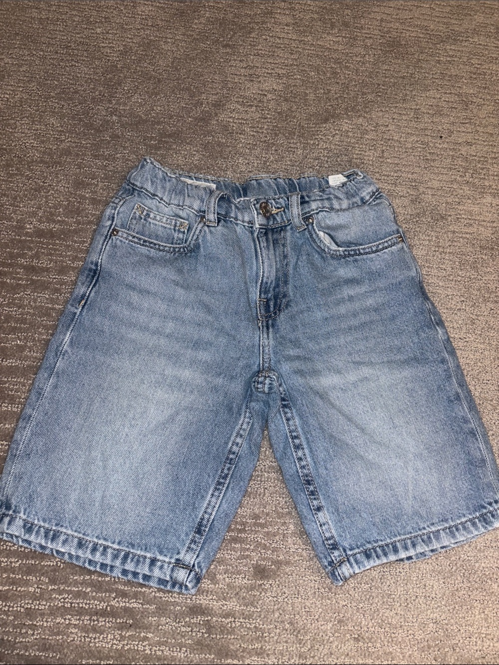 Zara Classic Light Blue Denim Boys Shorts